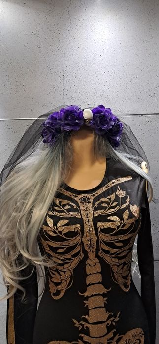 Strój przebranie kostium meksykańska czaszka