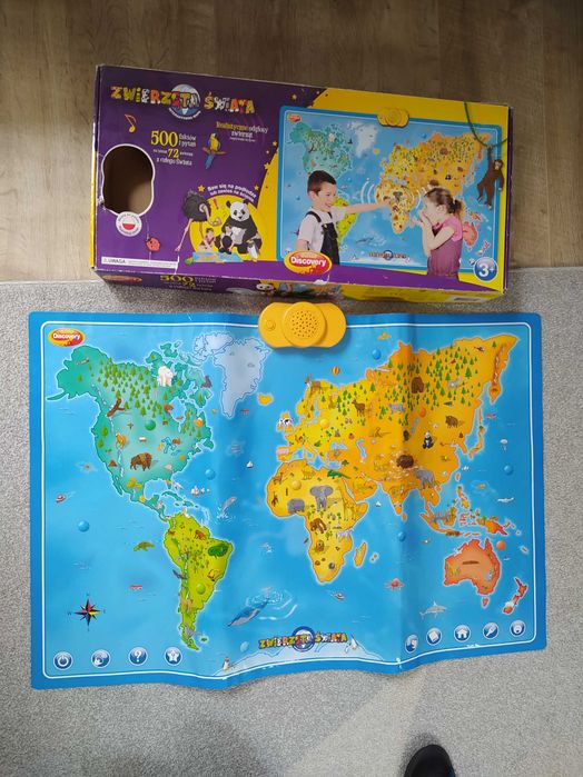 Dumel Discovery mapa zawierzęta świata