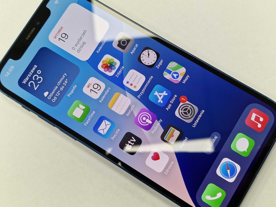 Iphone 12 128GB/ Blue/ Bat 83%/ Grade B/ Gwarancja + ładowarka