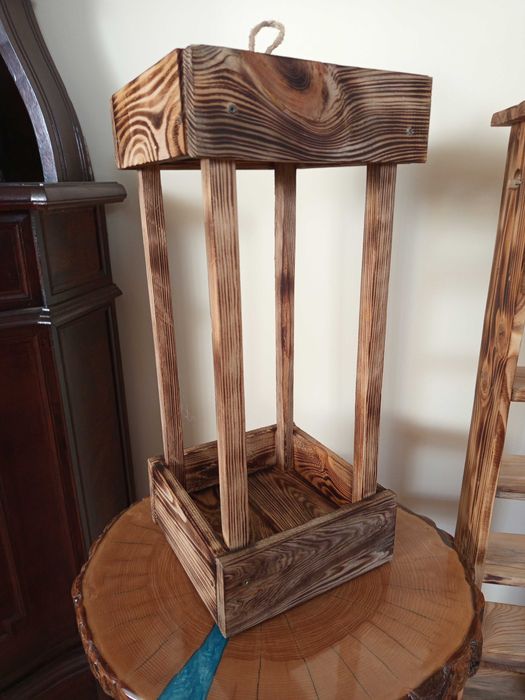 latarnia ogrodowa wysoka, lampion ogrodowy