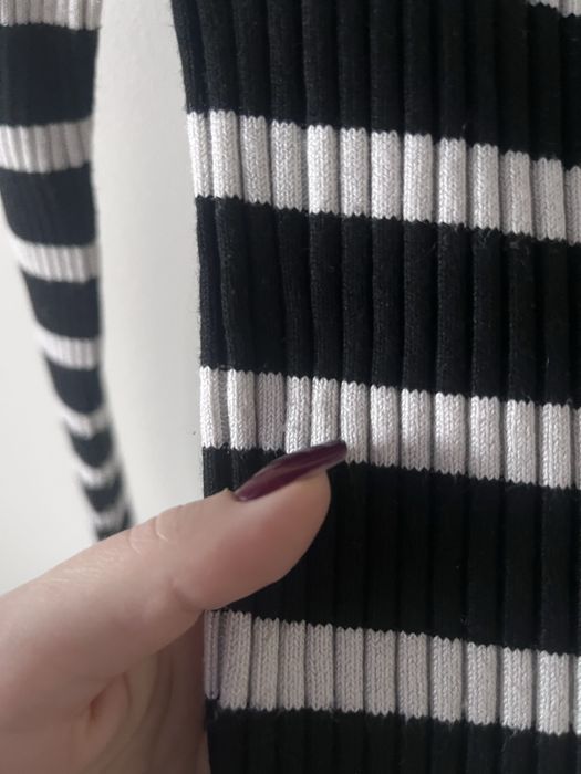 Bluzka na długi rękaw w paski H&M  rozmiar xs 34