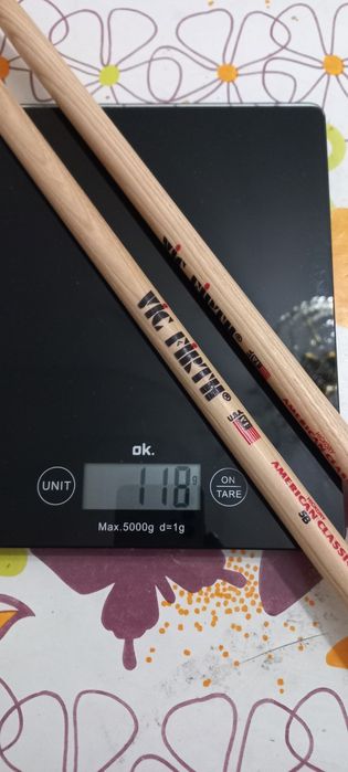 Baquetas 5B walnut nogueira