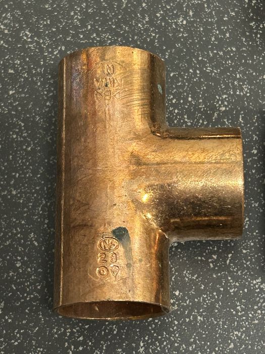 Kształtki miedziane różne 20 szt