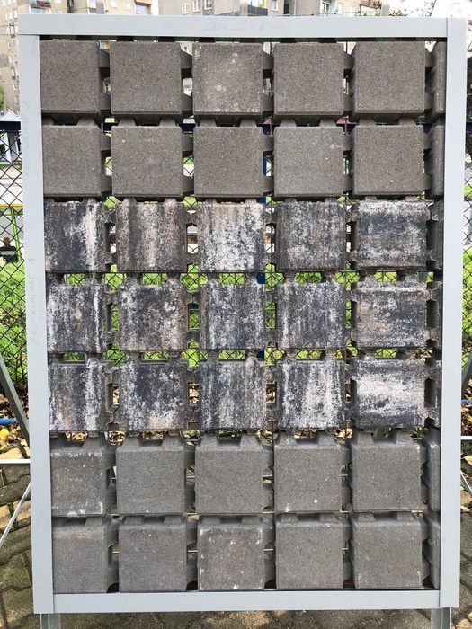 Kostka brukowa Eko-Kwadrat 2 - szara 8 cm