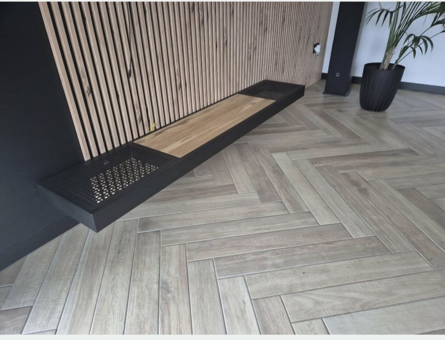 Półka RTV w stylu Loft