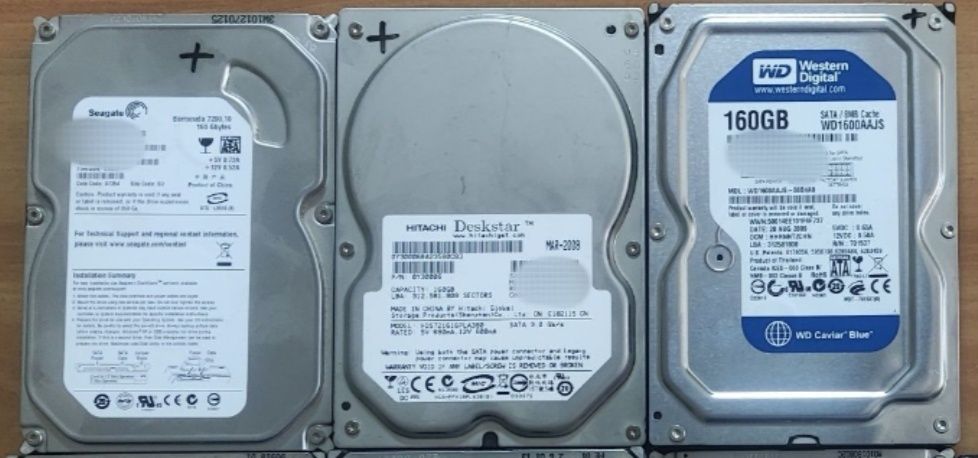 HDD диски 160Gb, SATA, 7200