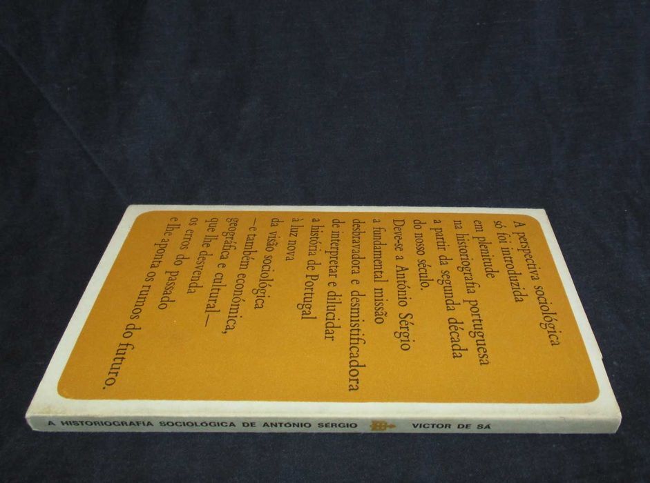 Livro A historiografia sociológica de António Sérgio Victor de Sá