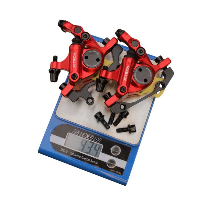 Nowe! ZOOM XTECH HB100 hamulce hydrauliczne mechaniczne czerwone