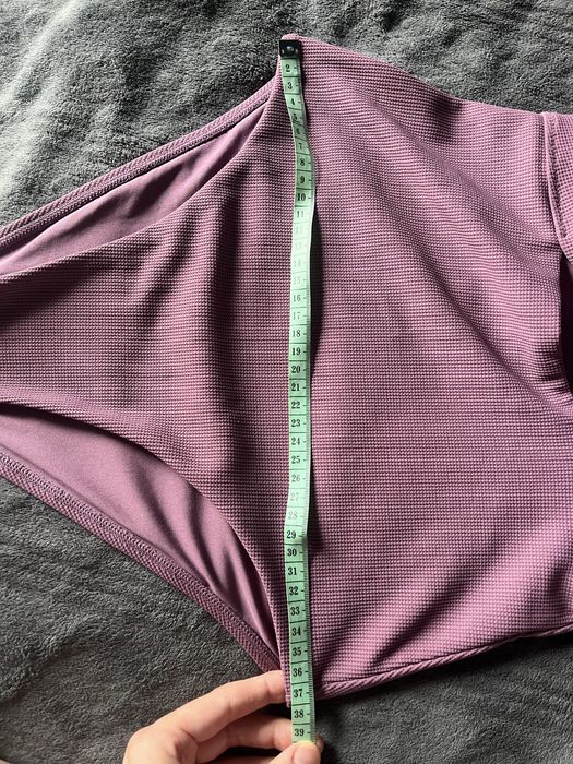 Купальник пляжний суцільний ліловий літній