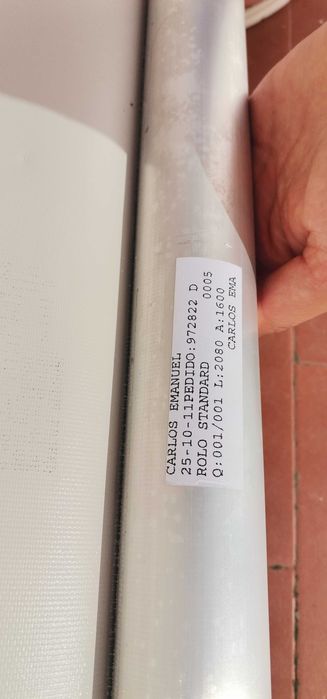 Blackout branco lavável