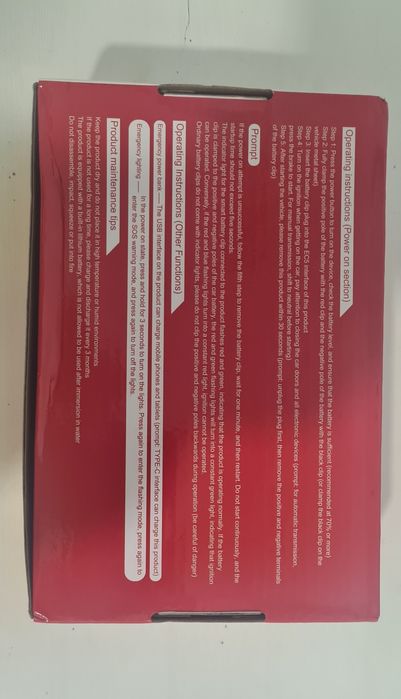 Booster bateria auto