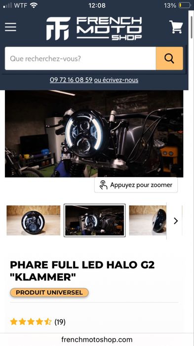 Farol LED HALO - FrenchMonkeys