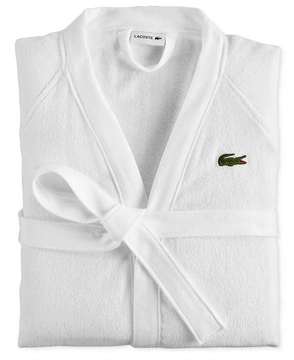 Lacoste original. Банный халат махровый коттон унисекс. Скидка!