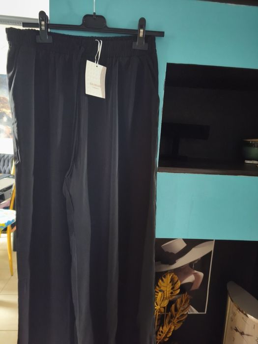 Spodnie aladynki nowe wloskie czarne