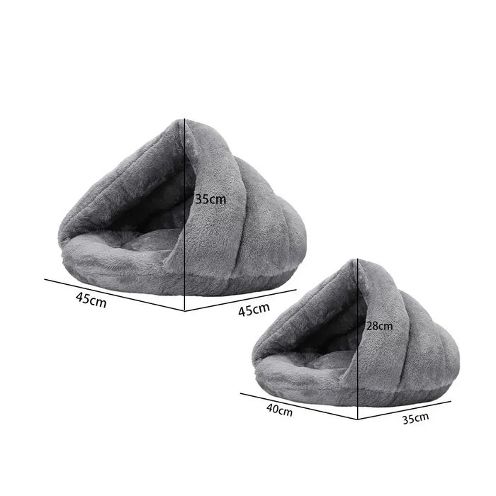 Лежак для кішок та собак трикутник