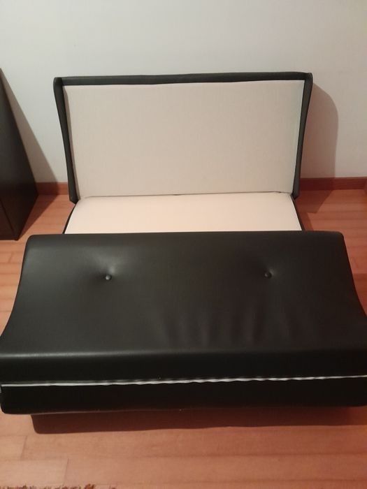 Sofa cambalhota cor preta