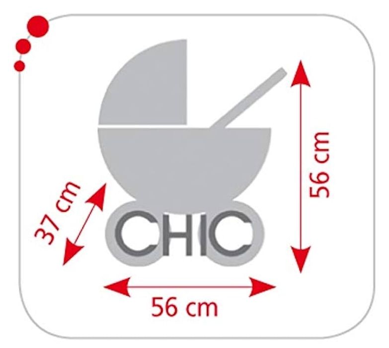 Коляска для ляльок Bayer Chic Smarty Dots 555 29  фіолетова/рожева