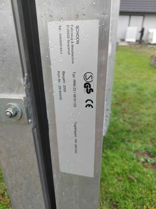 Rampa Załadowcza do busa Nr25   240x90X124