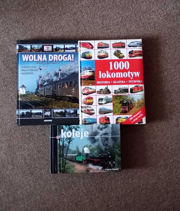 3 albumy o historii kolei w Polsce