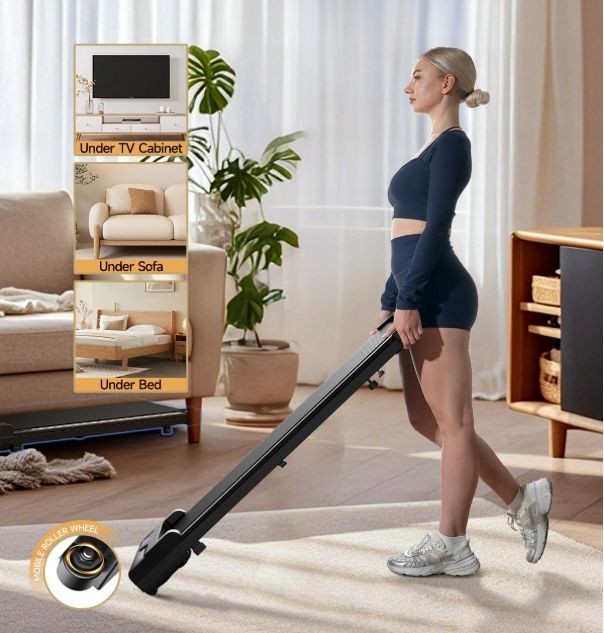 Bieżnia Elektryczna Pod Biurko Zeporix Xm-A1 1-6Km/H 120Kg