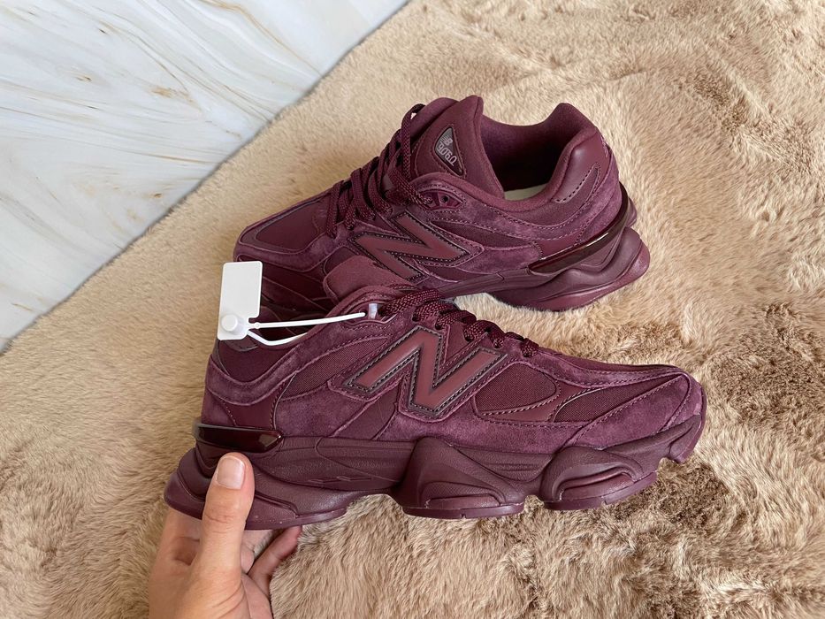 ‼️БЕЗ ПЕРЕДОПЛАТИ‼️ New Balance 9060 Burgundy кросівки Нью Беланс 9060 бордові 36-41