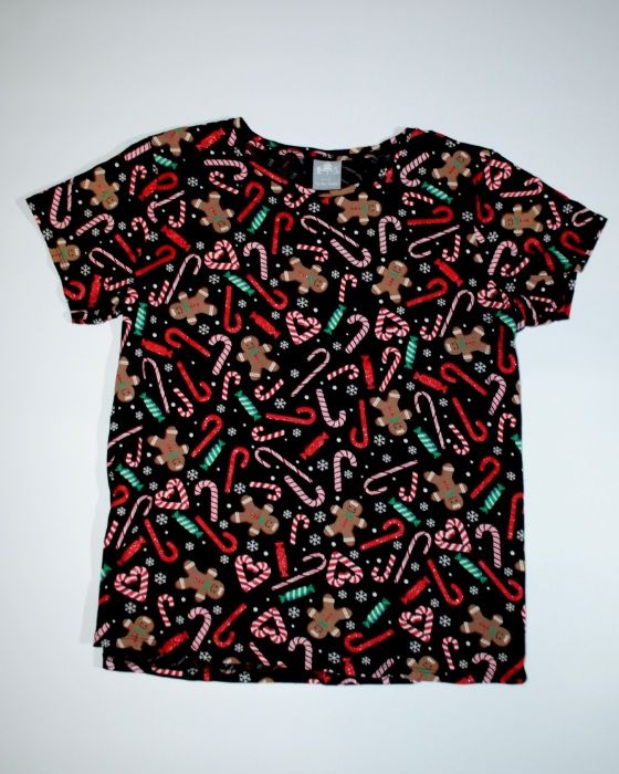 Футболка L с конфетками новогодняя на рождество женская Германия