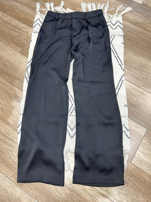 Spodnie szeroka prosta nogawka