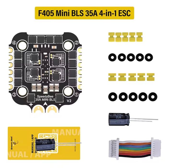 SpeedyBee F405 Mini stack ESC Flight Controller 3S-6S: 1 600 грн ...