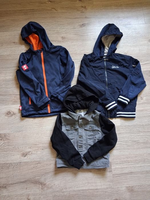 Kurtki zestaw paka wiatrówka softshell katana 128  Reserved lupilu