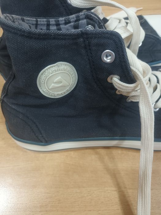 Ténis bota homem em preto