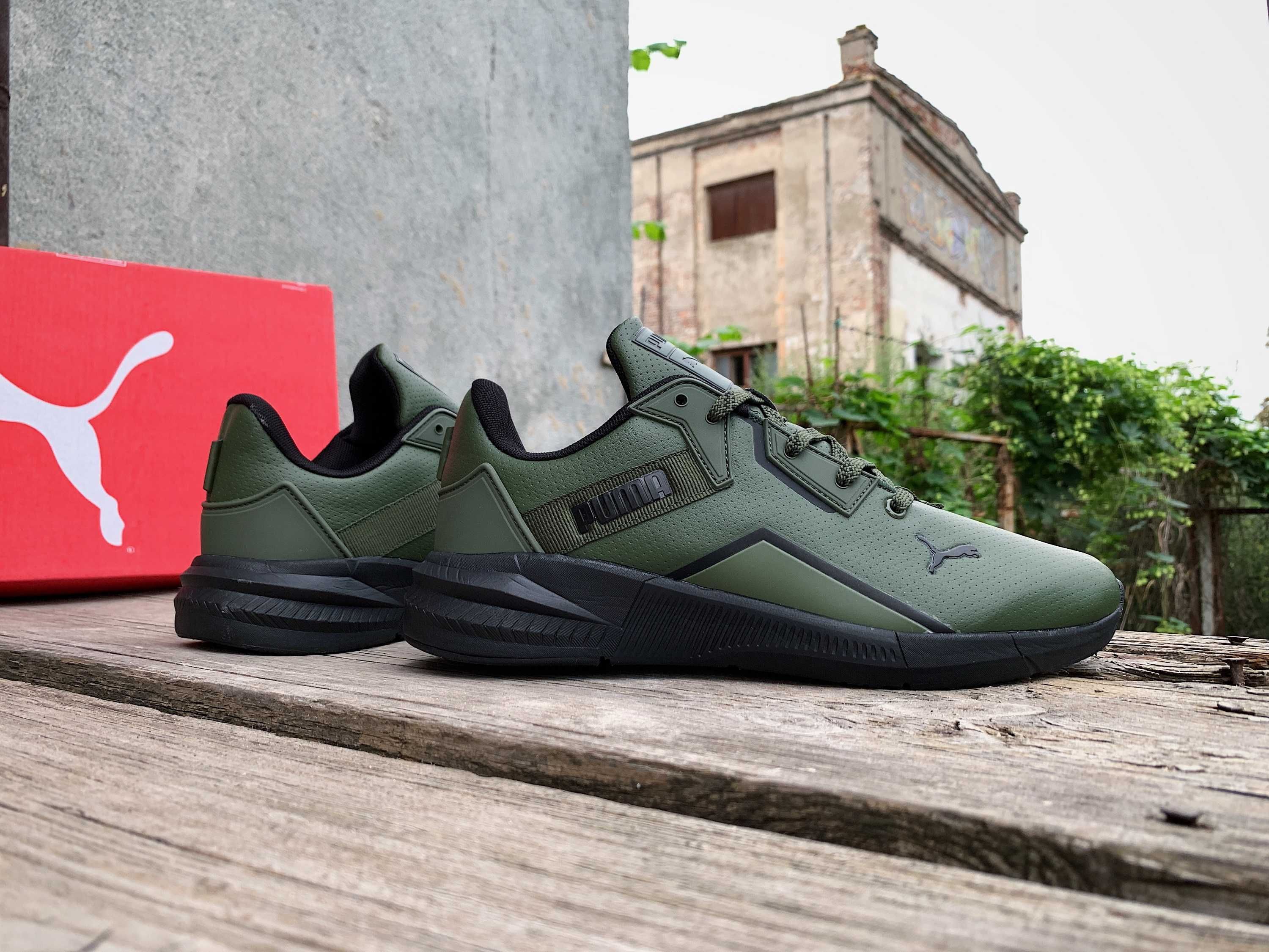 Puma ignite top military green