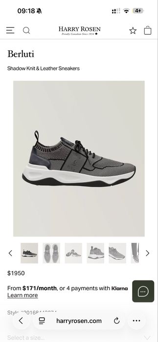 Кросівки Berluti Fast Track Leather & Knit