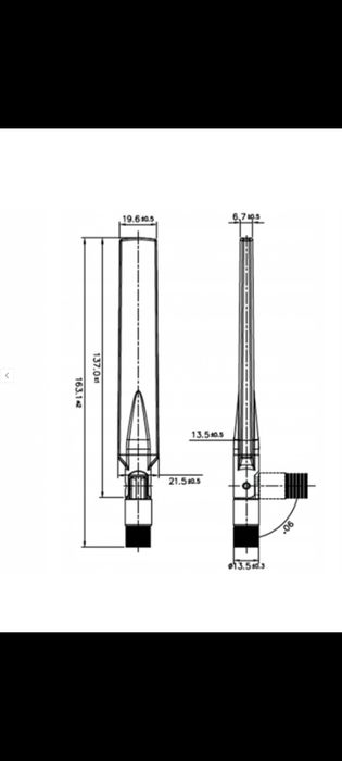 Antena "DeLOCK 88416" 3,5dBi. złącze SMA.