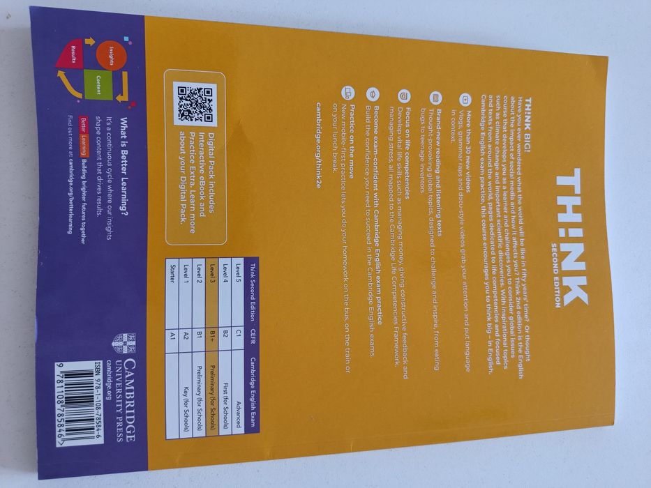 Think Level 3 Student's Book & Workbook (Combo A, drugie wydanie) autorstwa Herberta Puchty i innych.