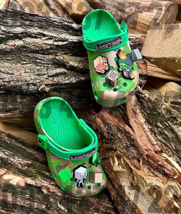 Дитячі крокси Crocs Classic Kids Minecraft Clog Crocs Kids