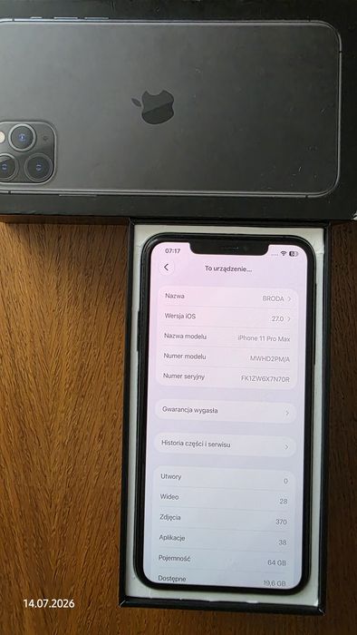 Iphone  11 pro max  sprzedam/zamienie