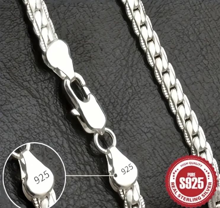 Ланцюжок 925 стерлінгового покриття