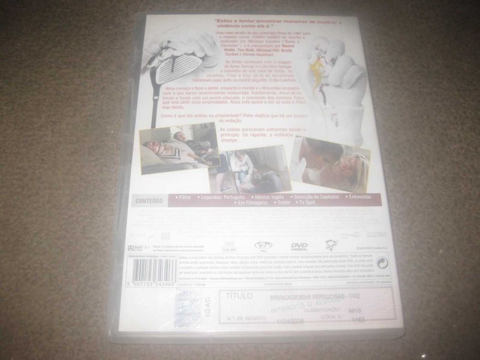 DVD "Brincadeiras Perigosas" com Naomi Watts