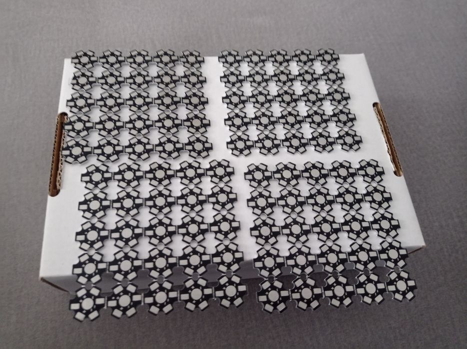 Radiatory, podkładki PCB 100 sztuk pod diody power Led