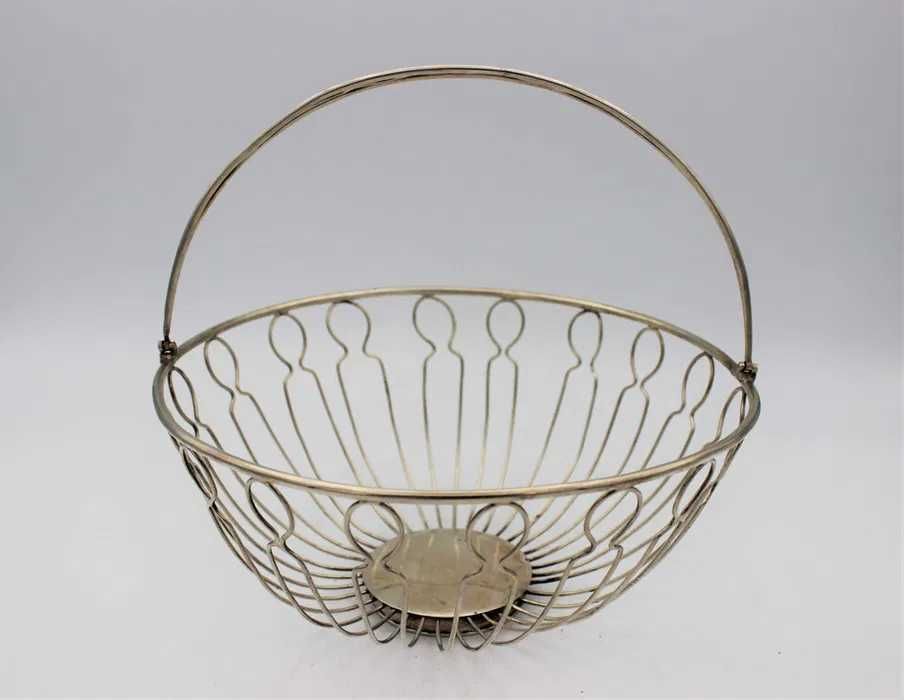 Cesto de Pão em Prata Portuguesa