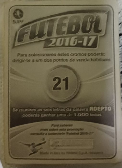 Cromos panini 2016/201764586344458370122