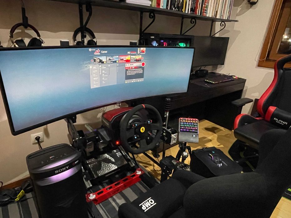 Vendo simulador ProSimtech completo e monitor Samsung
