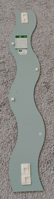 Lustro falowane kształt S duże w super stanie