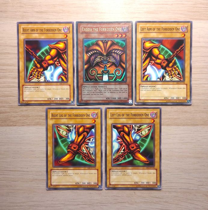 Exodia the Forbidden One - DB1 Conjunto Completo