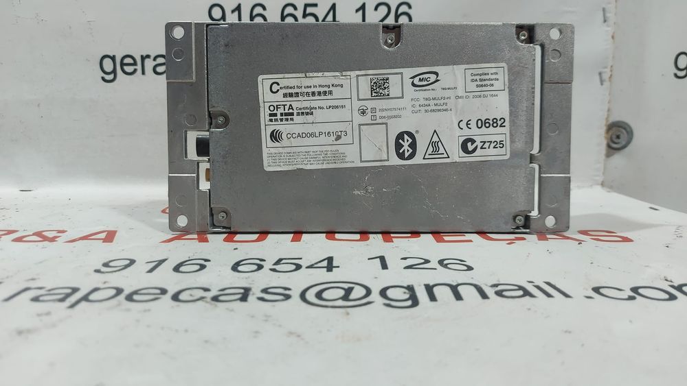 Módulo Bluetooth BMW Série 3 E92 84109187625 Original