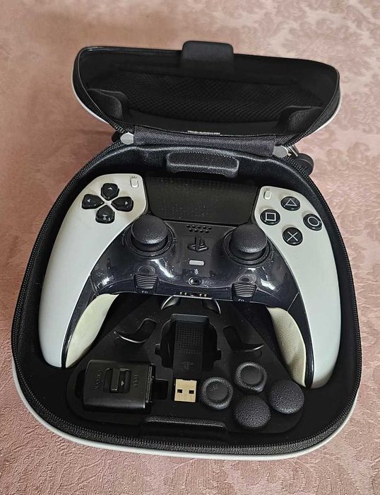 PS5 825GB c/leitor + DualSense Edge Completo + Pulse 3D + Comando Original