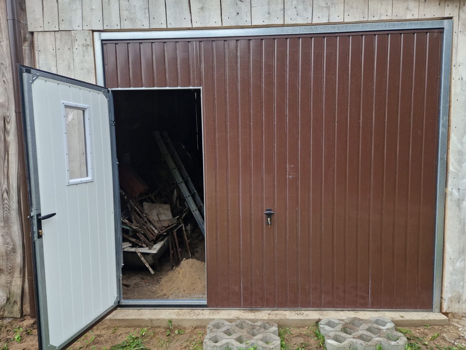 Bramy garażowe uchylne / dwuskrzydlowe/ drzwi stalowe  PRODUCENT