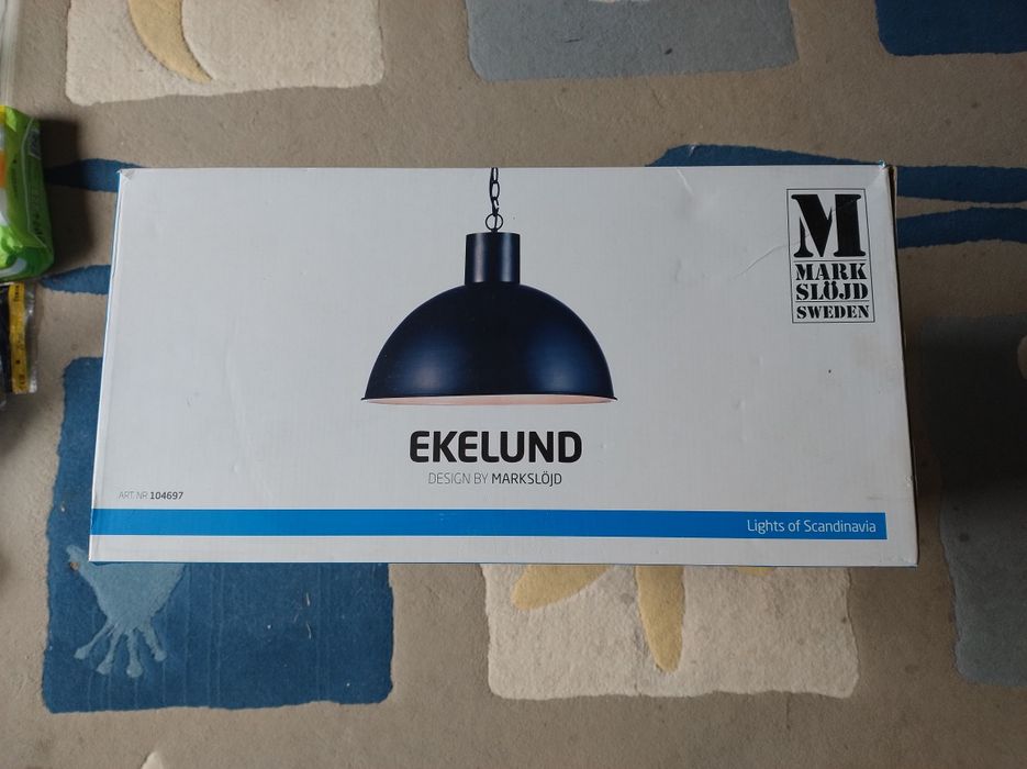 Lampa wisząca loftowa-  Ekelund