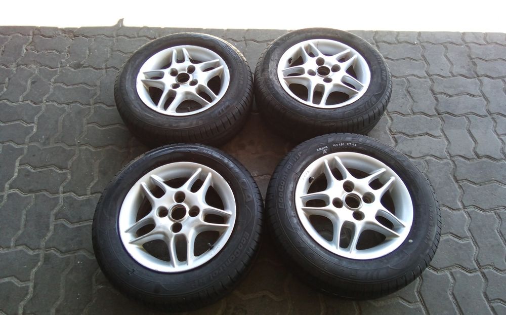 Jantes Mitsubishi R14 Com Pneus 185/60 Furação 4X100
