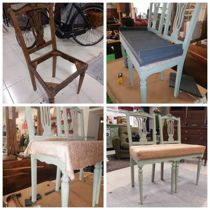 Cadeira dupla de entrada personalizado